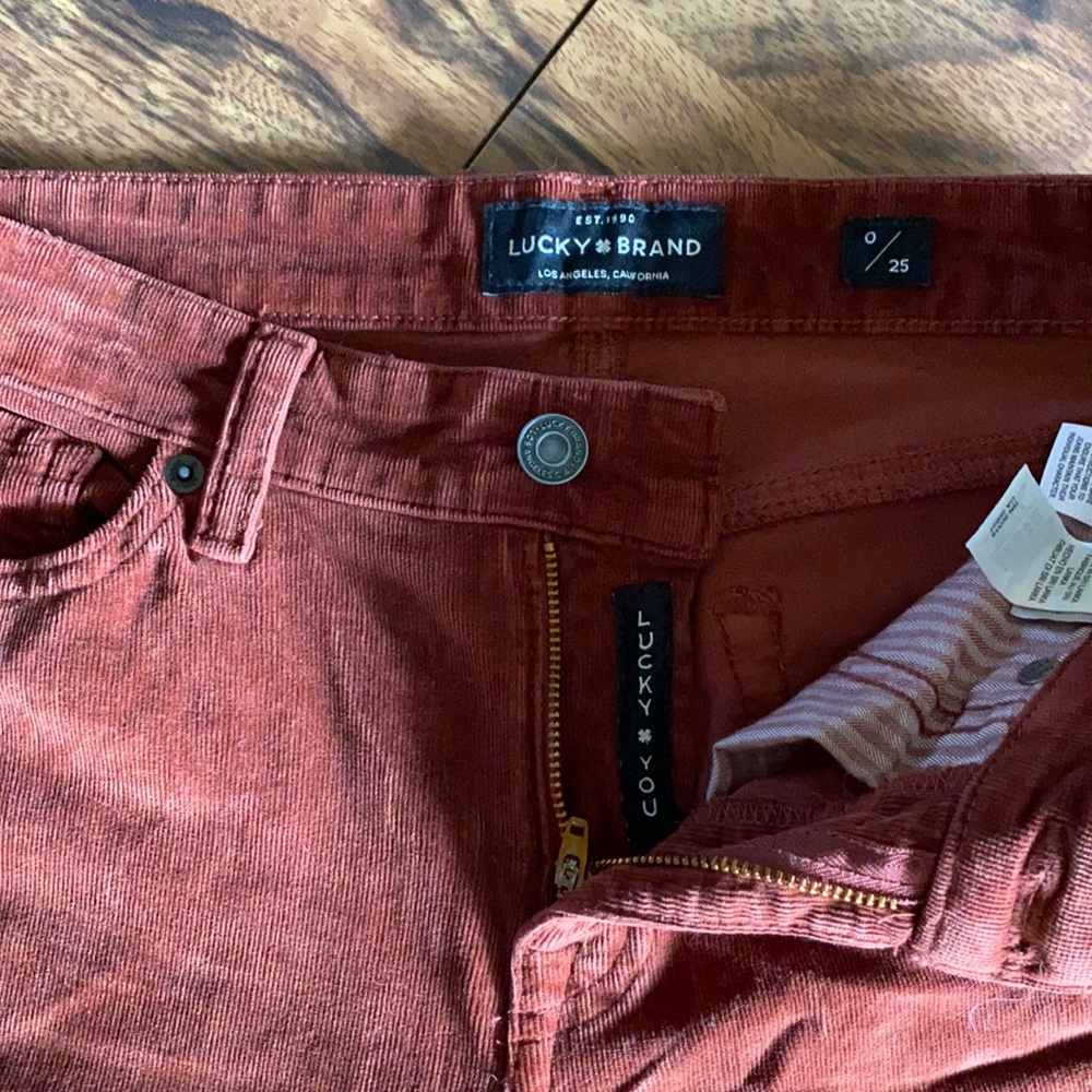 Lucky Ava Skinny Corduroy Ankle Pant